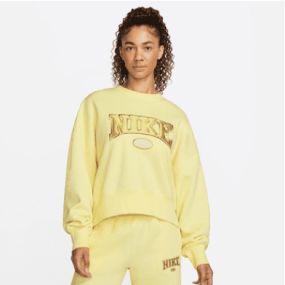 Nike Sportswear Photo City Edition Lemon Chiffon Crewneck